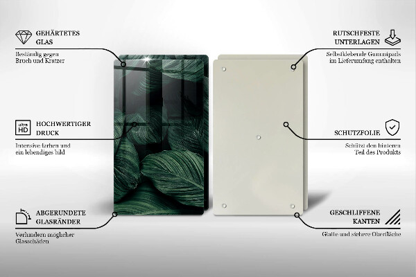 Deska do krojenia Ciemne liście