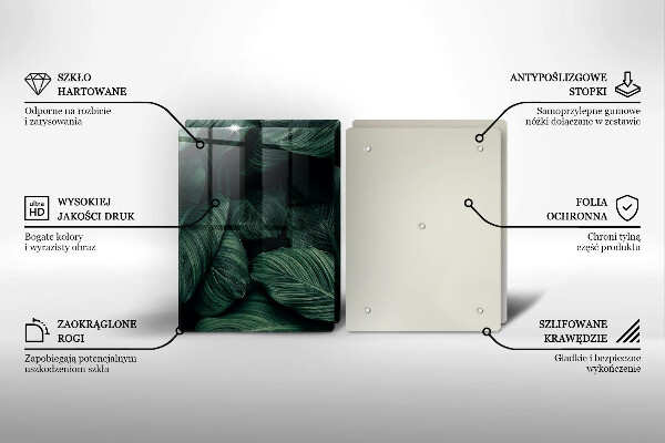 Deska do krojenia Ciemne liście