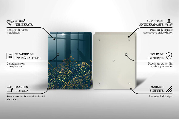 Deska do krojenia Abstrakcyjne góry