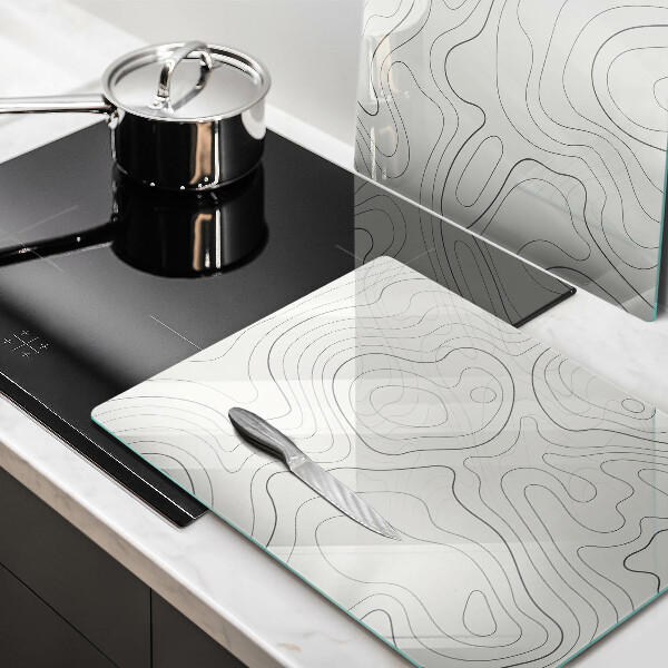 Deska do krojenia Line-art design