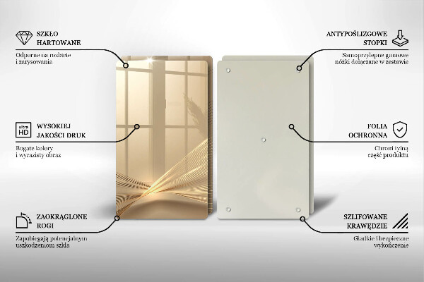 Deska do krojenia Nowoczesna abstrakcja