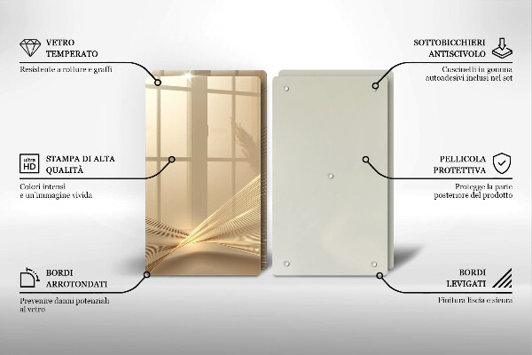 Deska do krojenia Nowoczesna abstrakcja