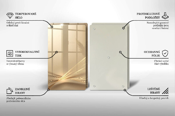 Deska do krojenia Nowoczesna abstrakcja