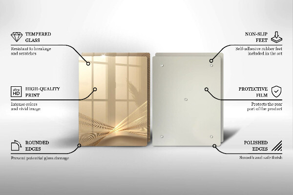 Deska do krojenia Nowoczesna abstrakcja