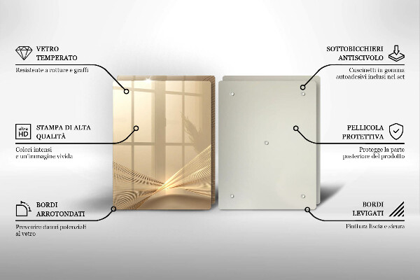 Deska do krojenia Nowoczesna abstrakcja