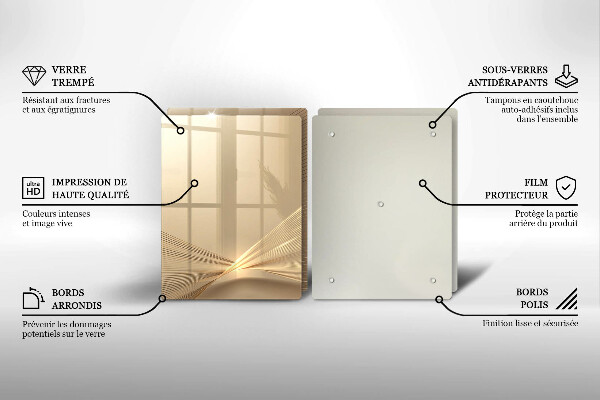 Deska do krojenia Nowoczesna abstrakcja