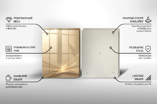 Deska do krojenia Nowoczesna abstrakcja