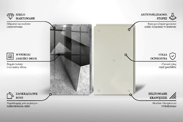 Deska do krojenia Betonowa abstrakcja