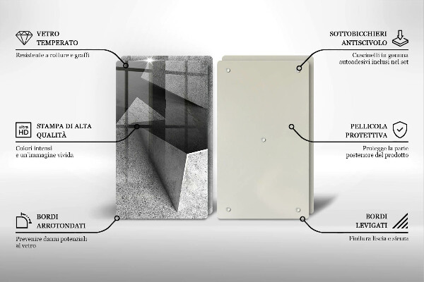 Deska do krojenia Betonowa abstrakcja