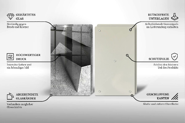 Deska do krojenia Betonowa abstrakcja