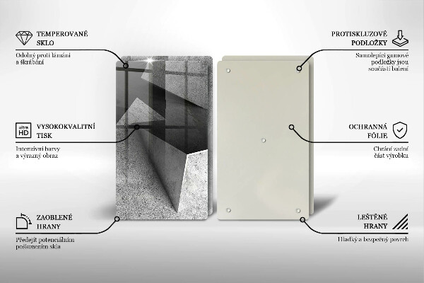 Deska do krojenia Betonowa abstrakcja