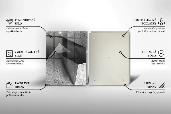 Deska do krojenia Betonowa abstrakcja