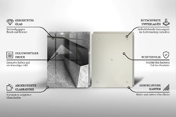 Deska do krojenia Betonowa abstrakcja