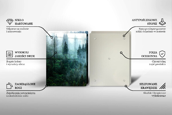 Deska do krojenia Las we mgle