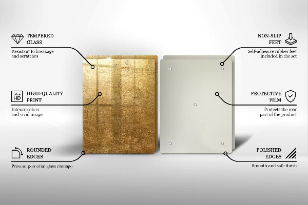 Deska do krojenia Tło tekstura złota