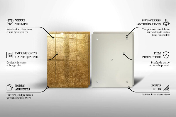 Deska do krojenia Tło tekstura złota