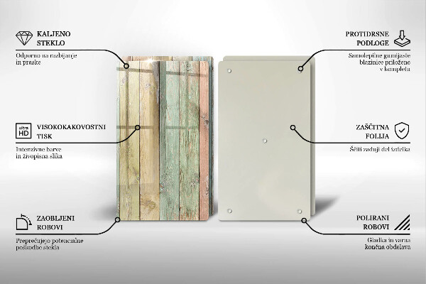 Deska do krojenia Kolorowe deski vintage