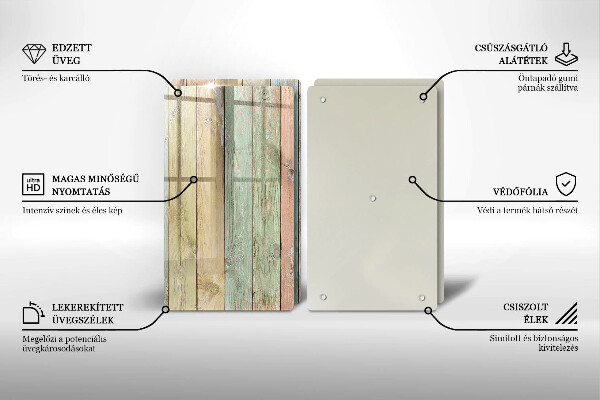 Deska do krojenia Kolorowe deski vintage