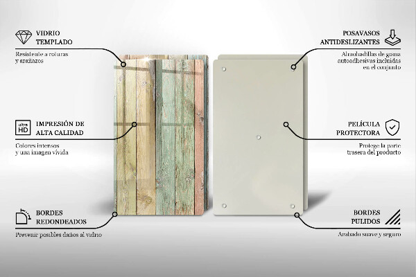 Deska do krojenia Kolorowe deski vintage