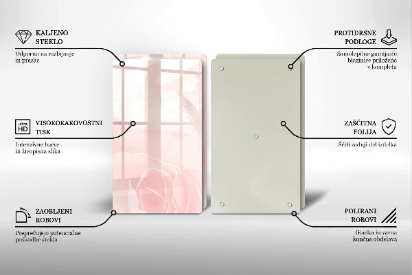 Deska do krojenia Tło pastelowe róże