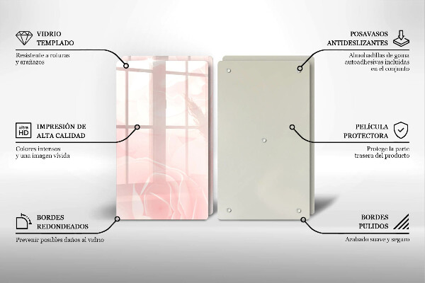 Deska do krojenia Tło pastelowe róże