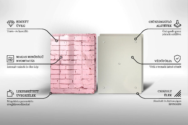 Deska do krojenia Mur pastelowe cegły