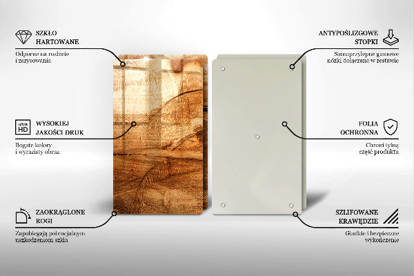 Deska do krojenia Drewniana tekstura deski