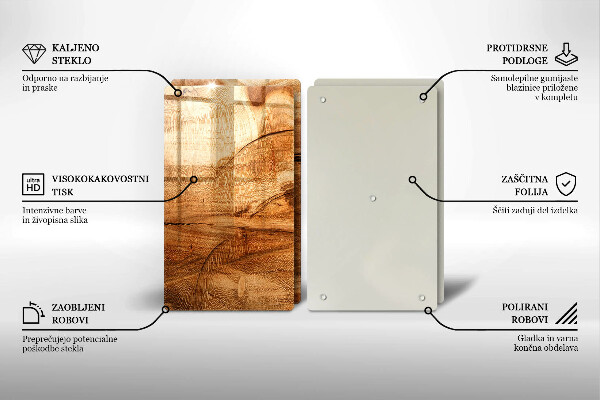 Deska do krojenia Drewniana tekstura deski