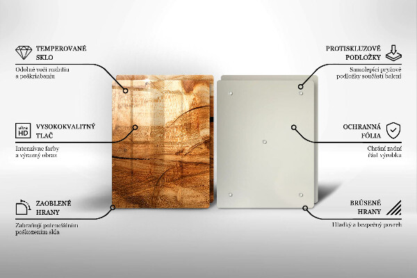 Deska do krojenia Drewniana tekstura deski