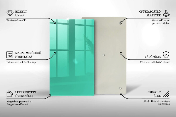 Deska kuchenna szklana Kolor zielony