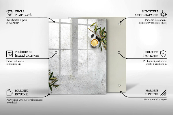Deska kuchenna szklana Kolor zielony