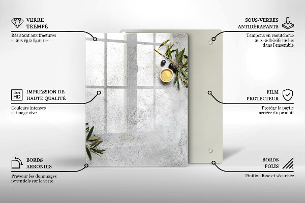 Deska kuchenna szklana Kolor zielony