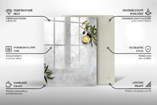 Deska kuchenna szklana Kolor zielony