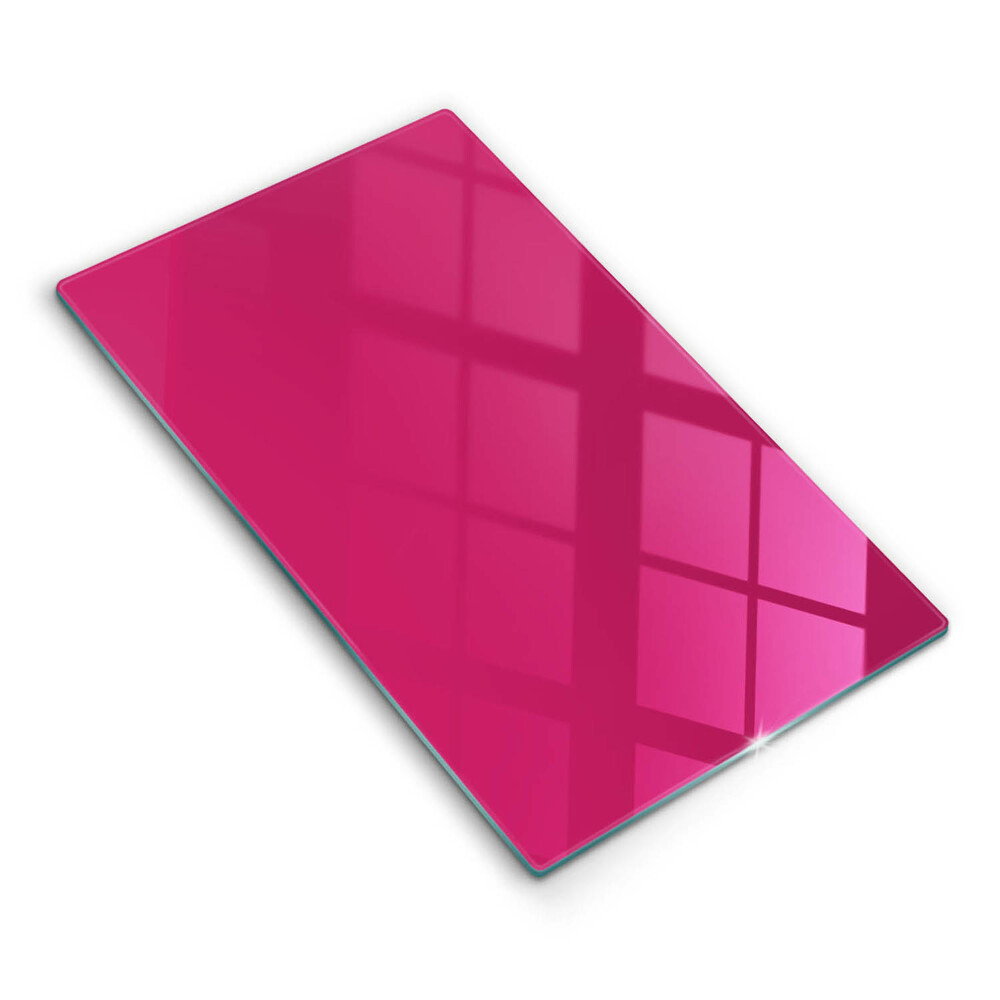 Deska kuchenna szklana Kolor różowy