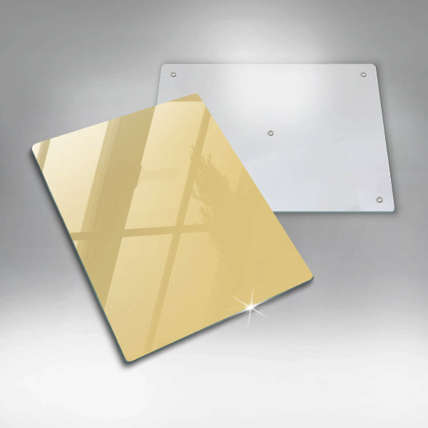 Deska kuchenna szklana Kolor żółty