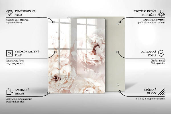 Deska kuchenna szklana Kolor żółty