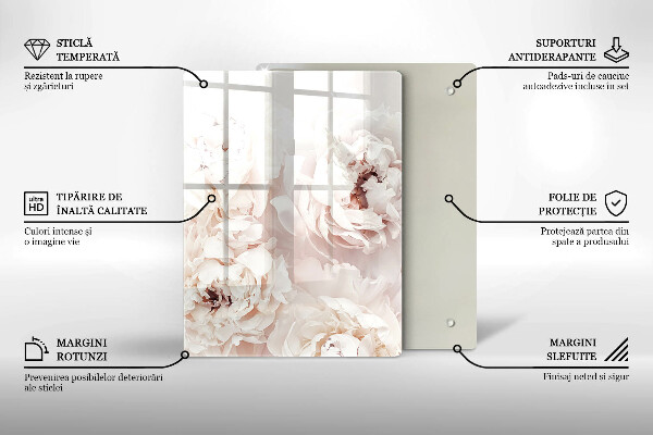 Deska kuchenna szklana Kolor żółty