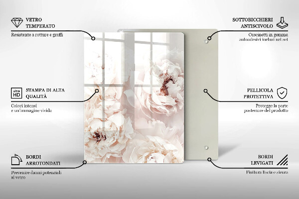 Deska kuchenna szklana Kolor żółty