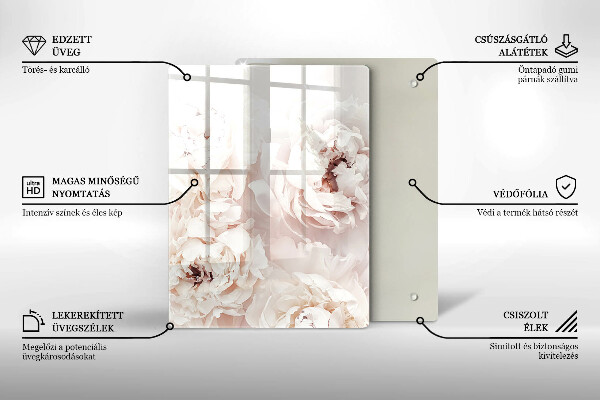 Deska kuchenna szklana Kolor żółty