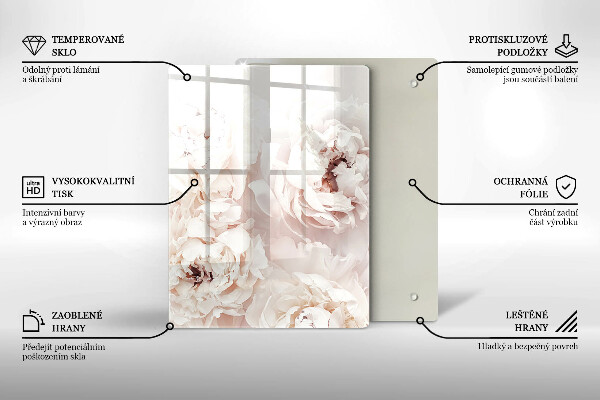 Deska kuchenna szklana Kolor żółty