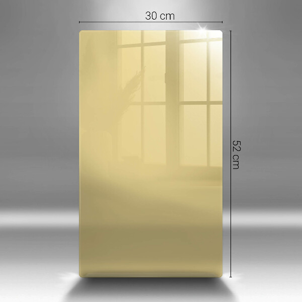 Deska kuchenna szklana Kolor żółty