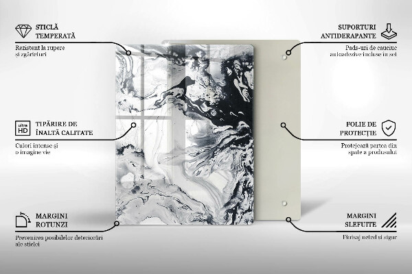 Deska kuchenna szklana Owoce cytryny