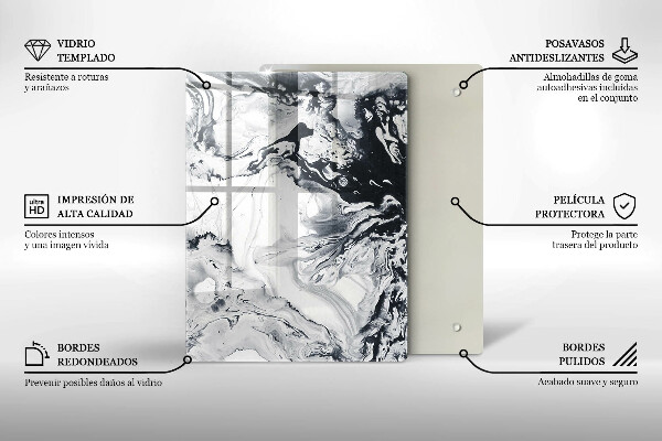 Deska kuchenna szklana Owoce cytryny