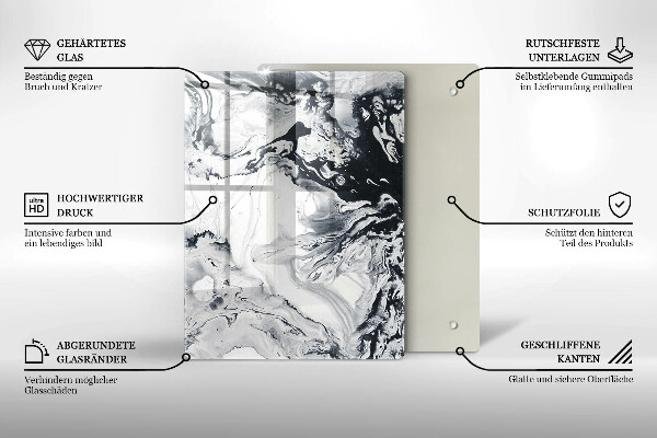 Deska kuchenna szklana Owoce cytryny