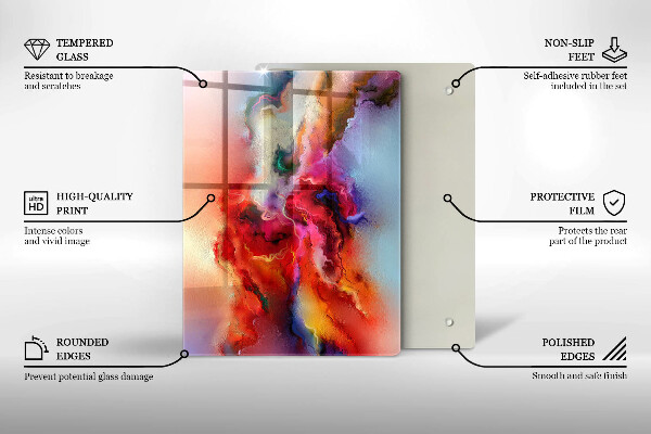 Deska kuchenna szklana Kawa i ziarna