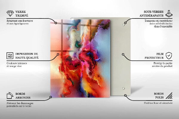 Deska kuchenna szklana Kawa i ziarna