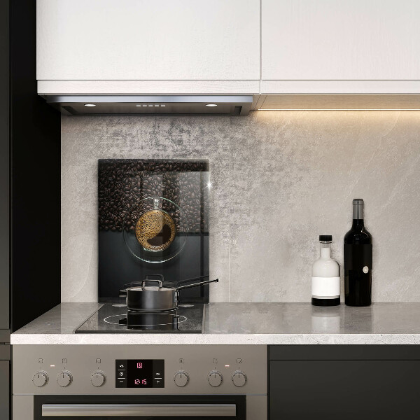 Deska kuchenna szklana Kawa i ziarna