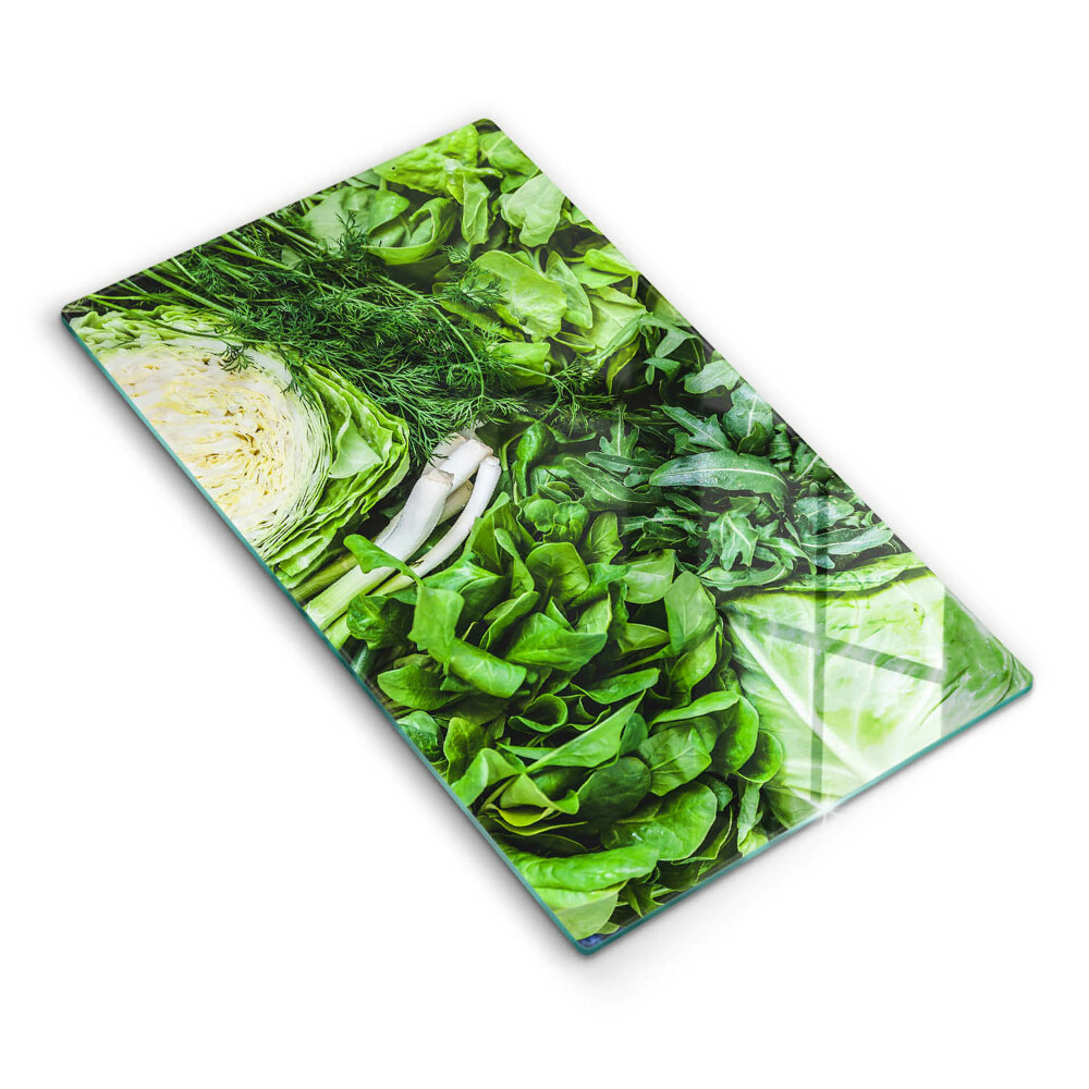 Deska kuchenna szklana Zielone warzywa