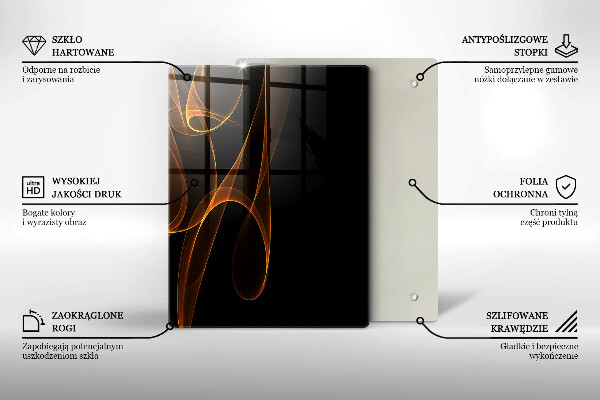 Deska kuchenna szklana Zielone warzywa