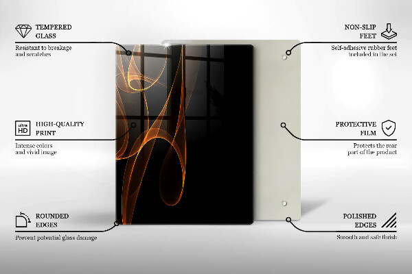 Deska kuchenna szklana Zielone warzywa